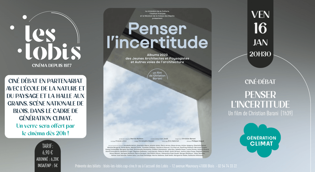 actualité Penser l'incertitude 16.01