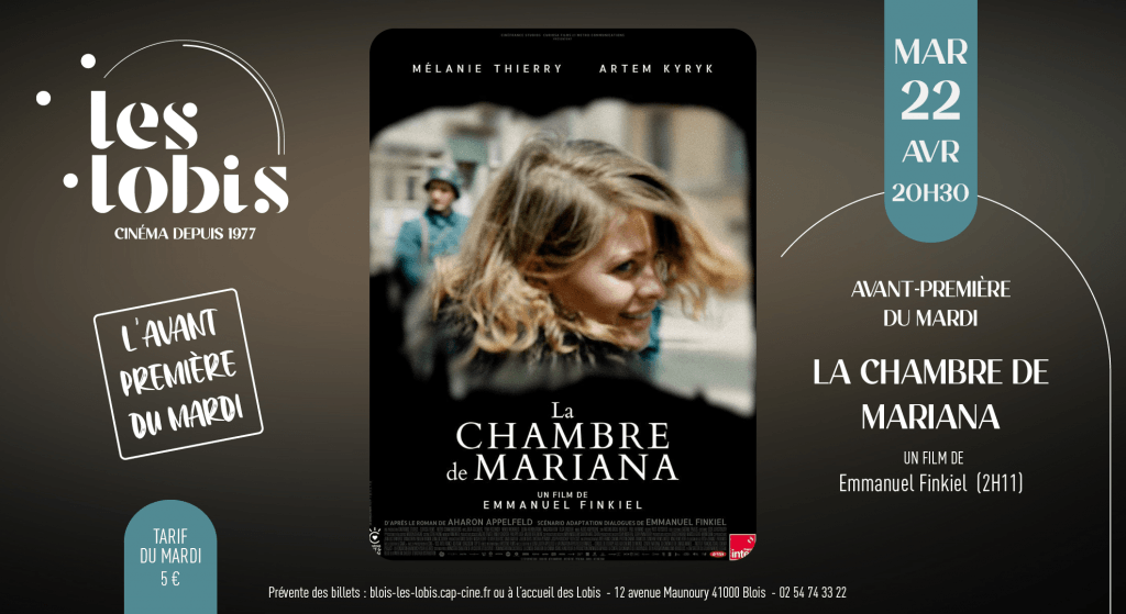 actualité LA CHAMBRE DE MARIANA 22 AVRIL